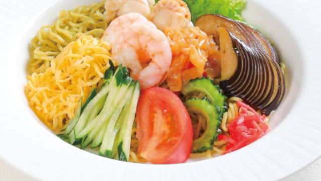 海鮮抹茶冷麺